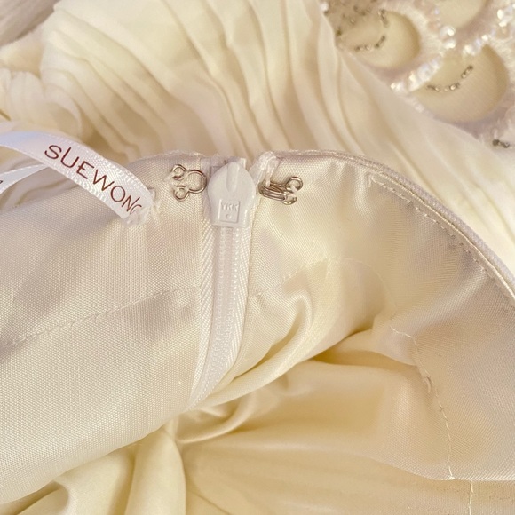 Sue Wong Ivory Cocktail Dress - Picture 8 of 17